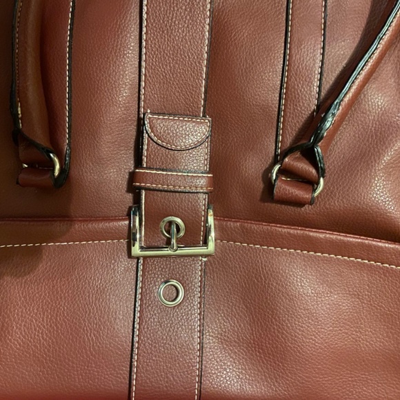 Non branded pleather shoulder bag brick red - Picture 7 of 16